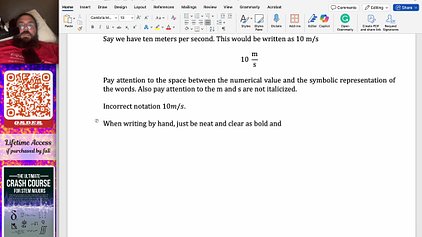 When writing by hand, just be neat and clear, as bold and italicization are not too easy by hand. When doing homework, you should be typing professional-looking documents, whereas when doing exams—that is, practice exams- you should practice by writing with pen or pencil and in a very unpleasant situation to mimic the real exam.  Take away: When it comes to units, students lose a lot of points for doing something like finalizing the answer by saying 10. Rather than 10.0 m/s. You will also have to account for significant figures. Meaning, 10 may be wrong and 10.0 is correct, but still wrong if not adding the units.  A physics student can do all the calculations correctly and still get a bad grade simply for sloppy notation. NASA would not hire someone who is not attentive to detail, nor would Apple, Google, or any other huge company that pays a lot of money for precision and accuracy!  As you begin your journey in physics, if you have not already restructured your way of thinking to be a professional, now is the time to do so!
