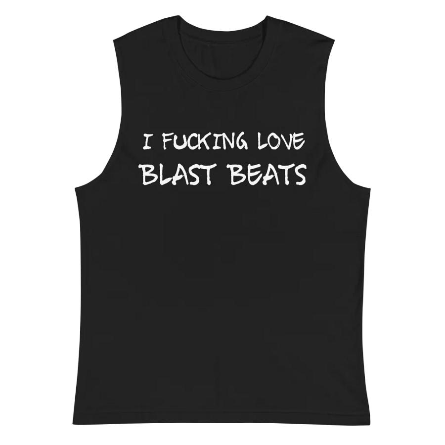 I Love Blast Beats muscle tank product image (3)
