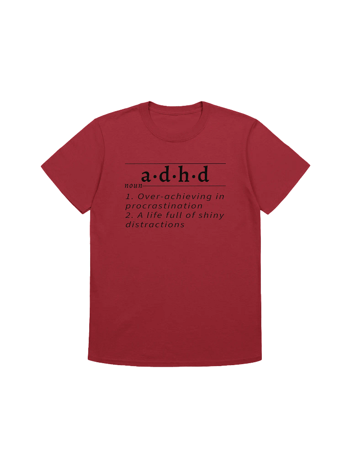 ADHD Definition Unisex Tee blk v2 product image (1)