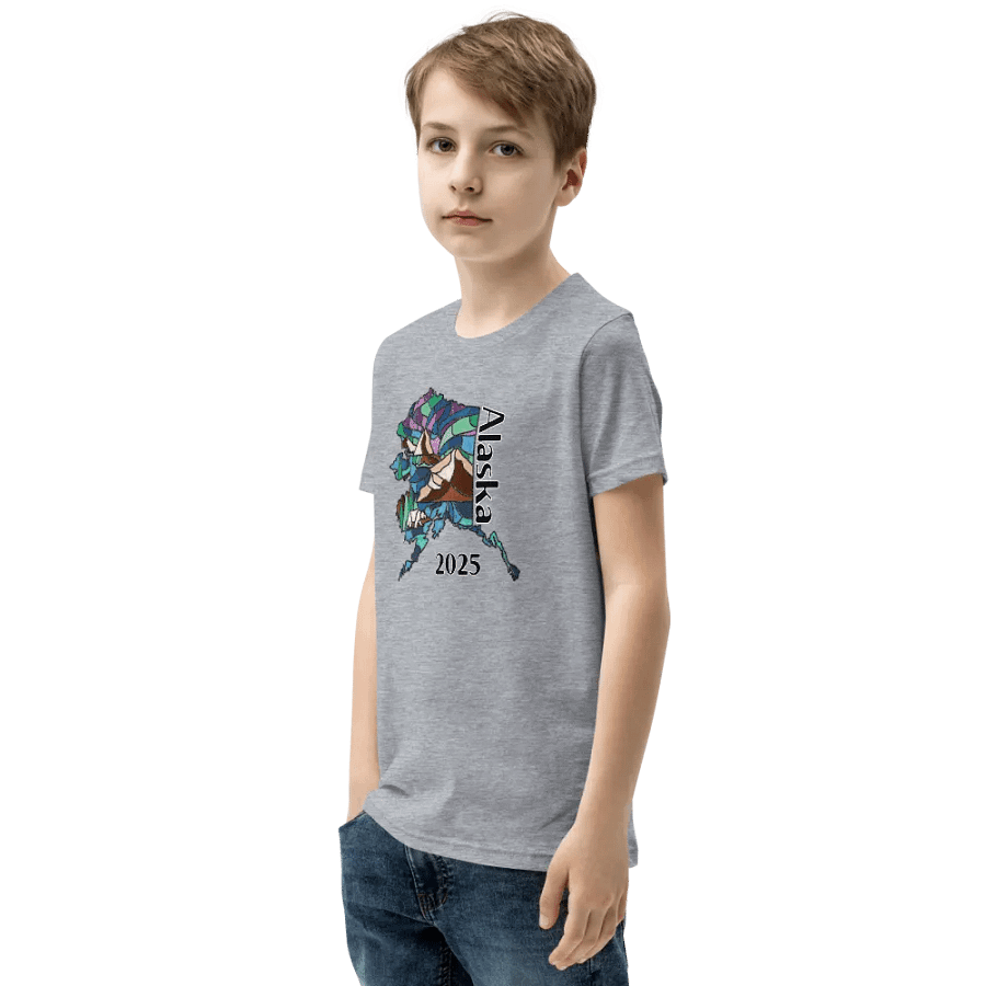 Great Alaskan Family Adventure: Stained Glass Youth Matching Tees product image (4)