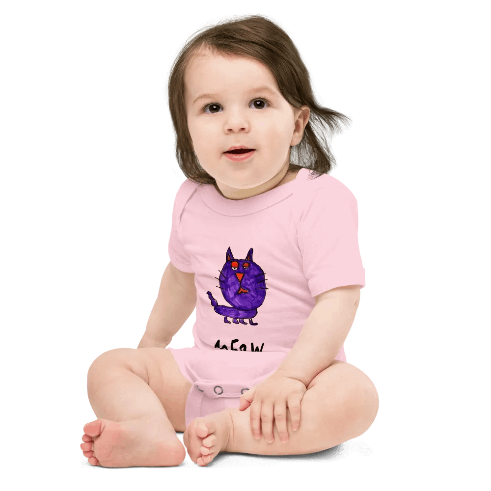 meow katz baby onesie product image (2)
