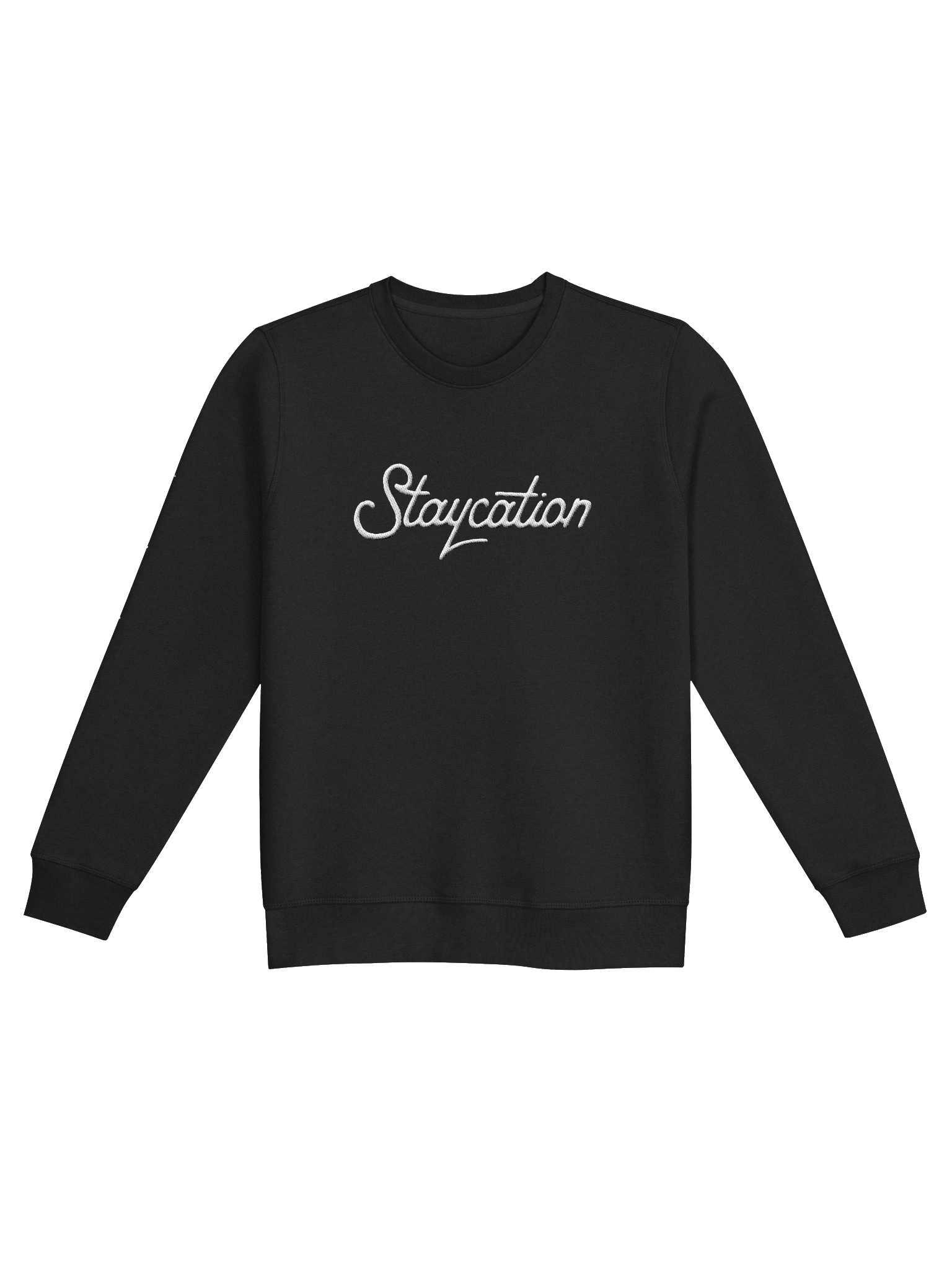 Staycation Organic Cotton Embroidered Sweatshirt product image (1)