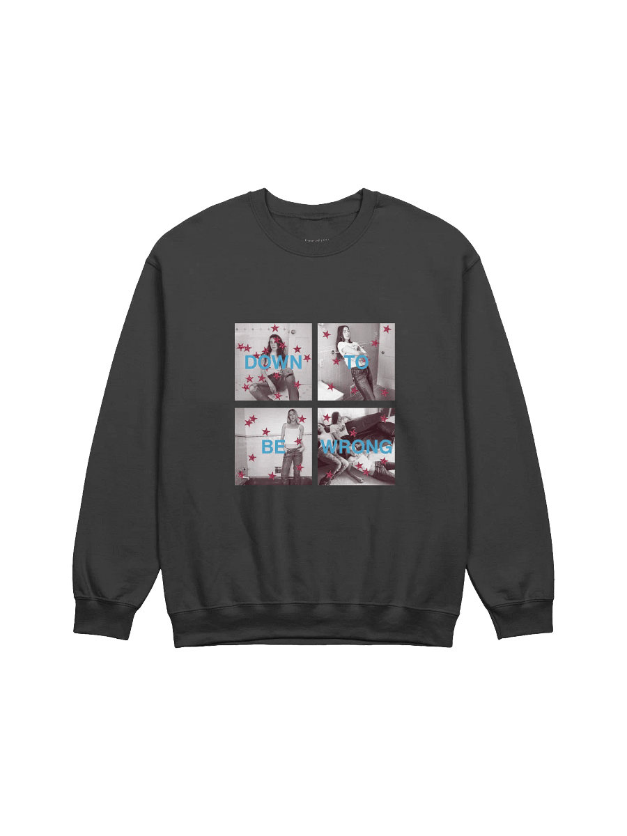 DOWN TO BE WRONG sweatshirt product image (1)