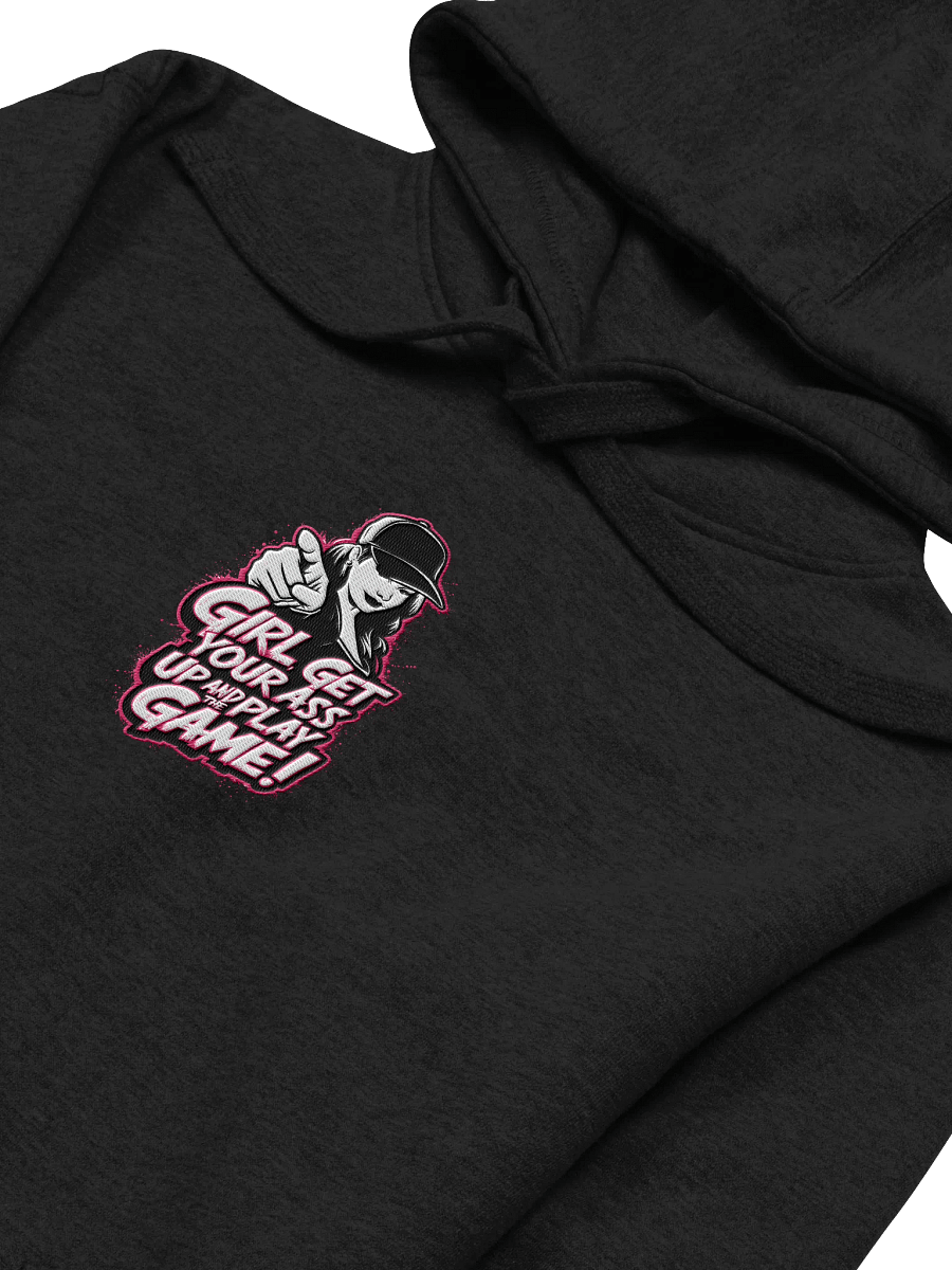 Get your ass up! Center Embroidered Hoodie product image (2)