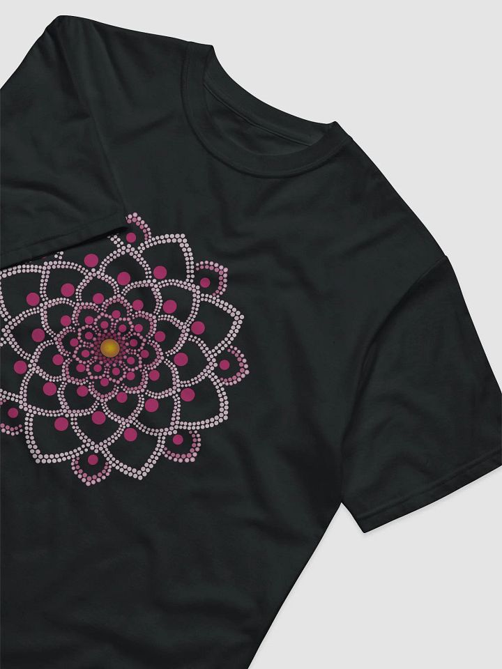 Simple Pink Mandala Unisex Organic T-Shirt product image (2)