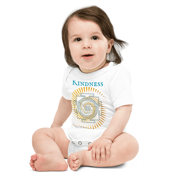 Mandala of Kindness Baby Onesie product image (4)