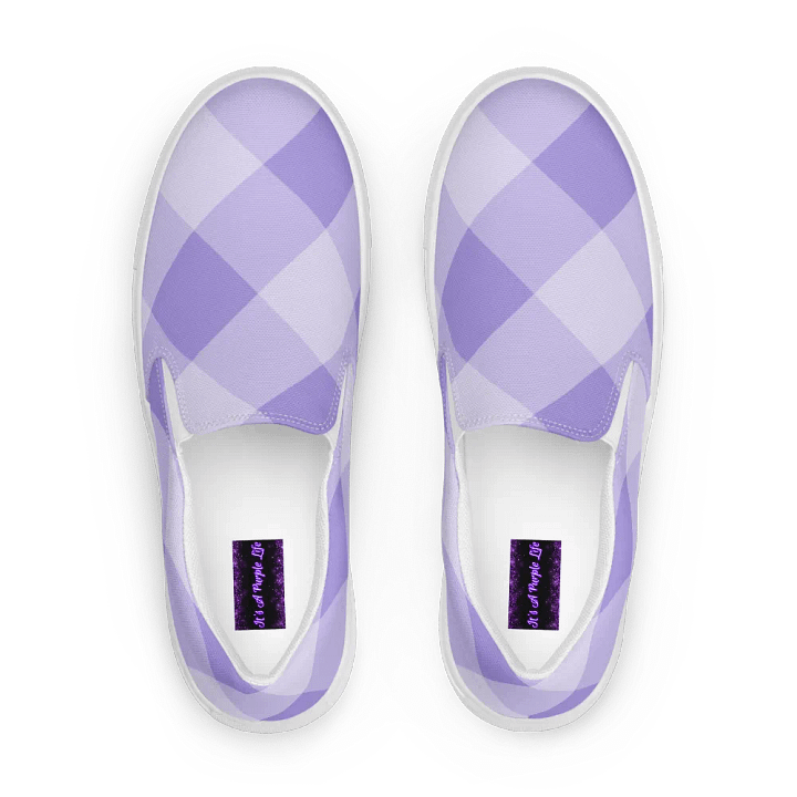 Men's Lavender Diamond Slip-Ons product image (1)