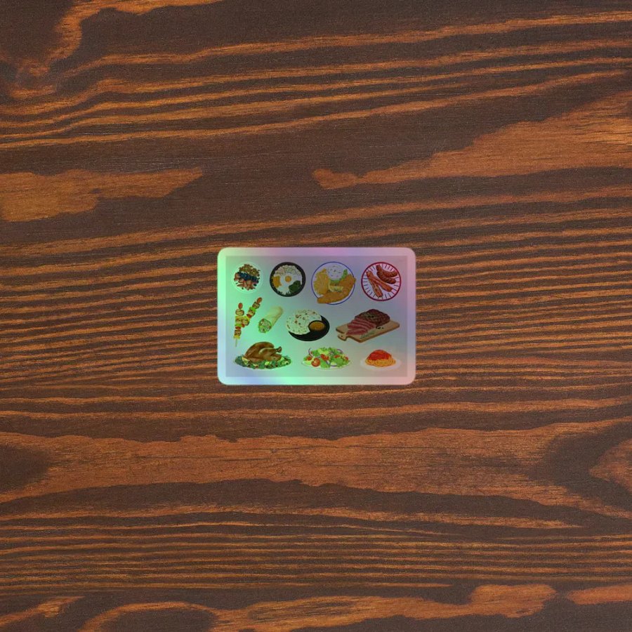 Diverse Foodie Delight Sticker Sheet product image (3)