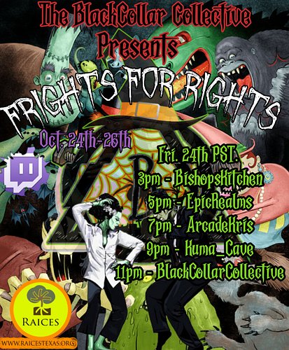 @theblackcollarcollective Frights for Rights Charity Raid Train schedule is released!

The action starts this Friday at 3 PM ...