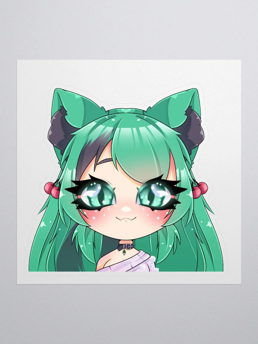 Mintzey Moon Half Chibi (Sweater) (Full Border) Sticker product image (1)