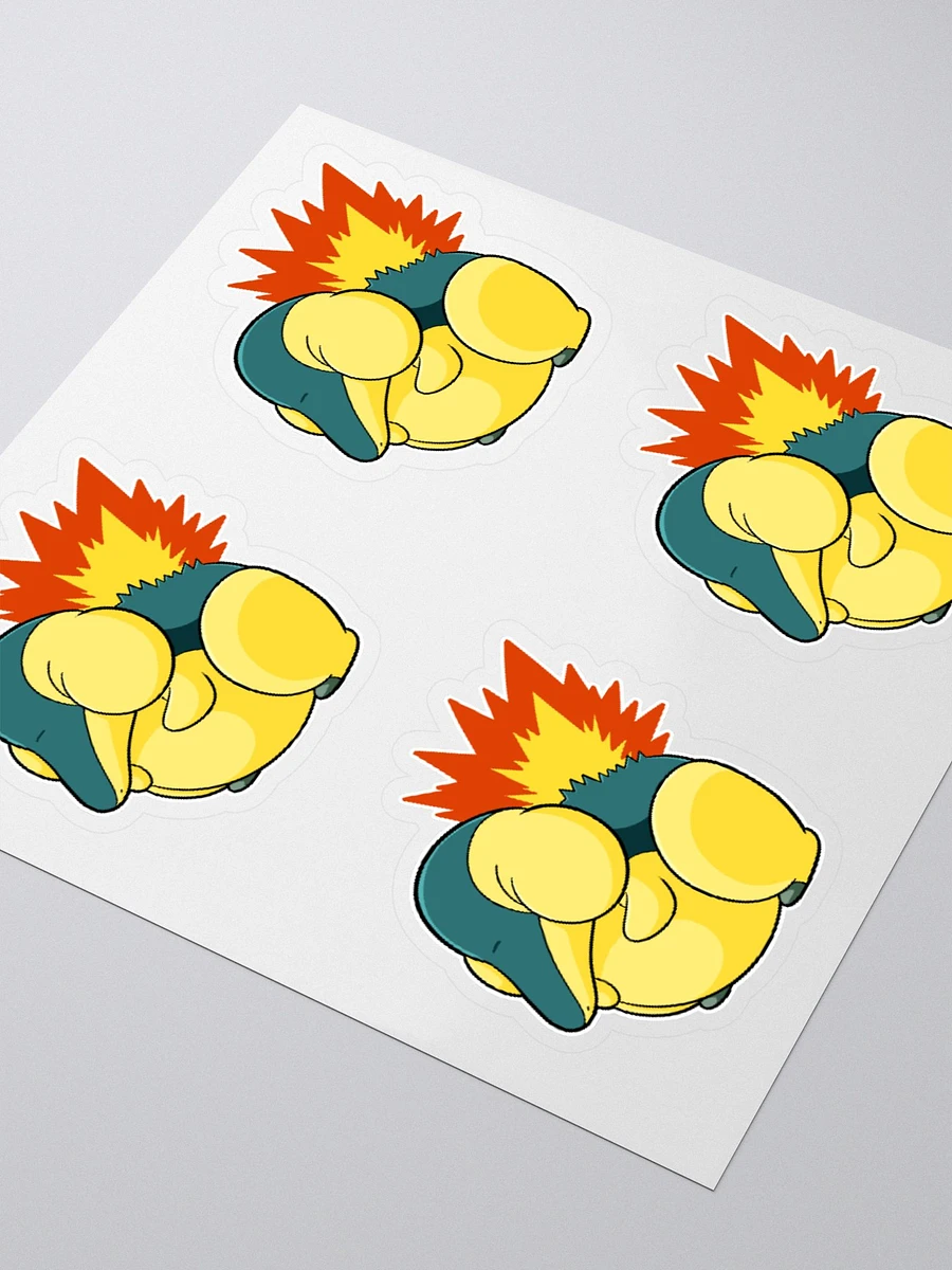 Chubby Cyndaquil Sticker Sheet product image (3)