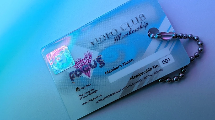 Soft Focus Video Club Card product image (3)