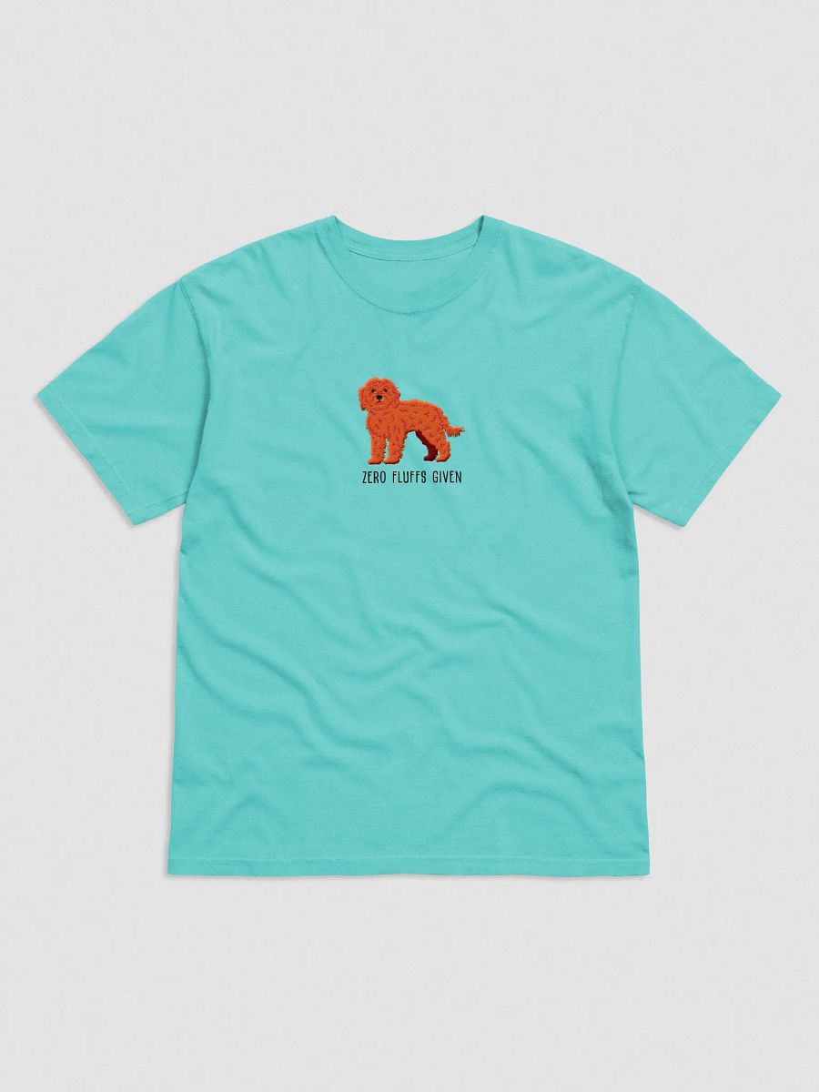Zero Fluffs Given T-Shirt(Embroidered) of a Cockapoo(Red) product image (25)
