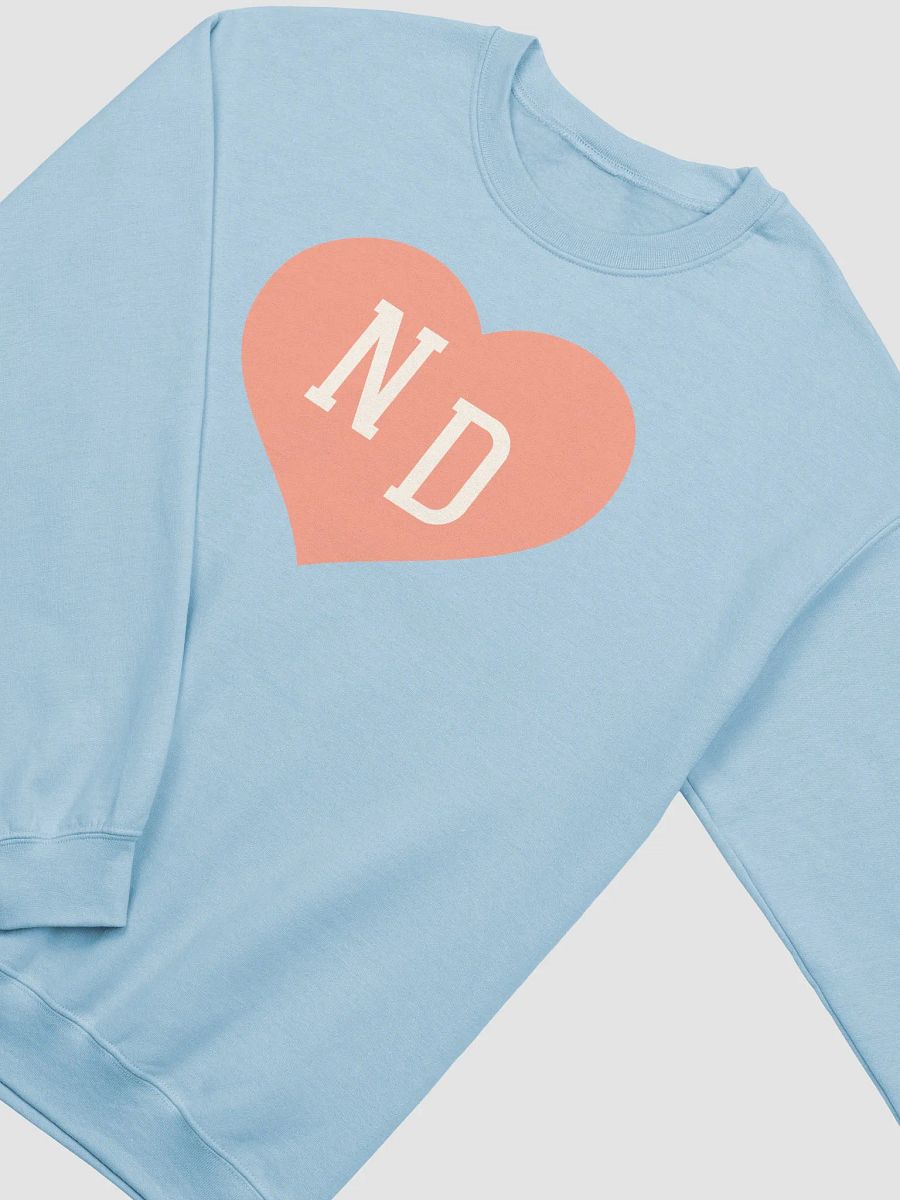 ND Heart Peach Sweatshirt product image (2)