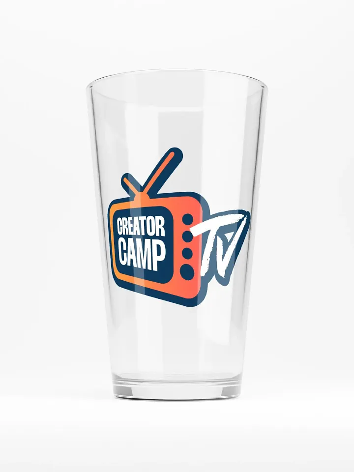 Creator Camp TV Pint Glass product image (1)