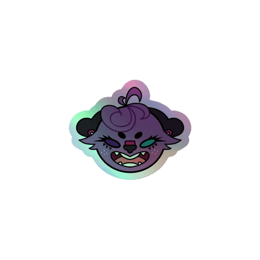 Mystic Nani Otter Holographic Sticker product image (1)