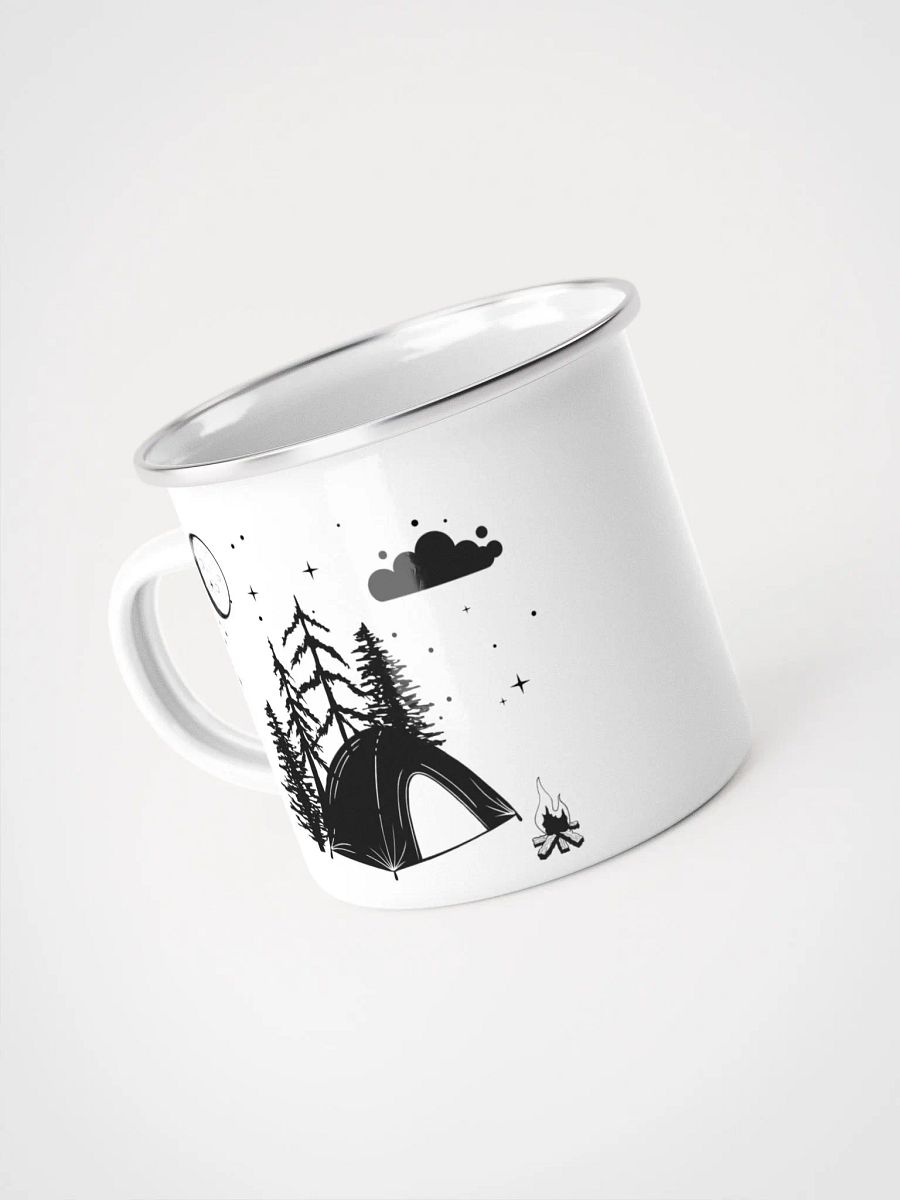 Camping Godmother Proposal Gift - Camping gear Enamel Mug product image (6)