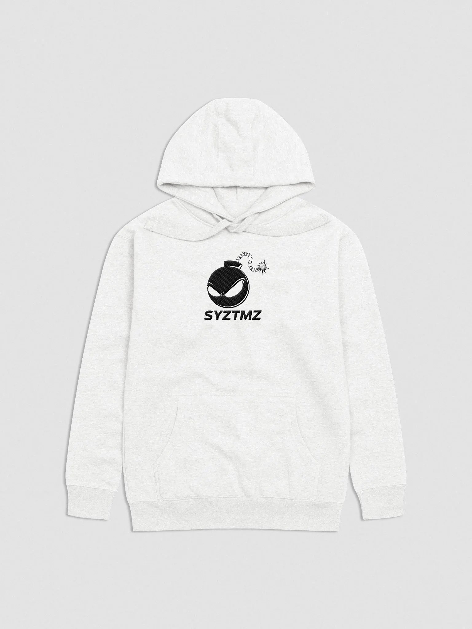 Syztmz Embroidered Black Logo Hoodie product image (41)