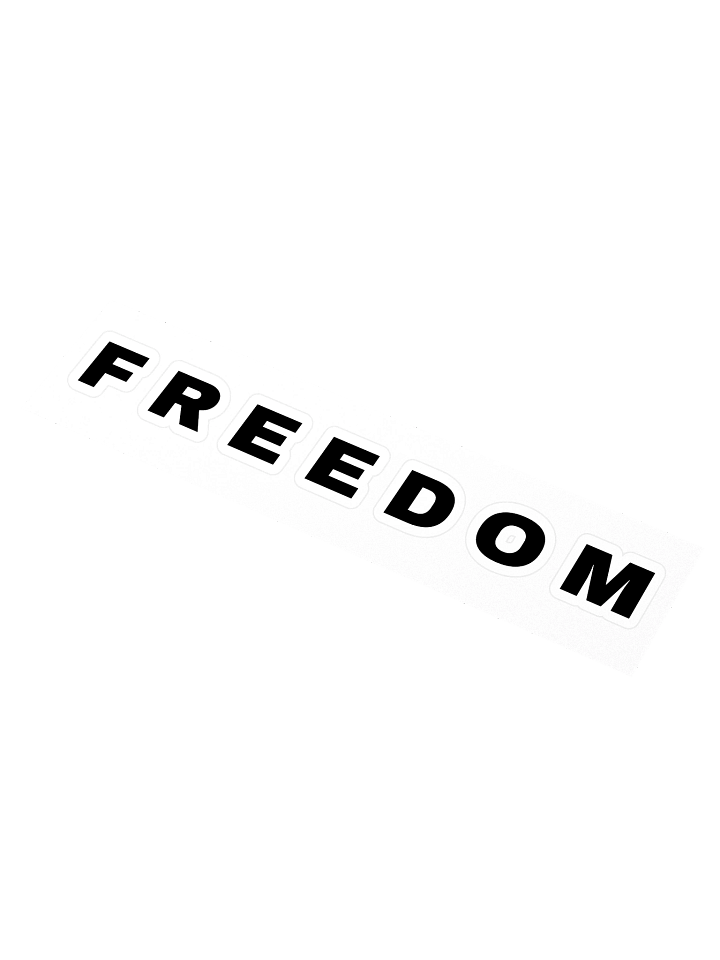 Charlie Kirk Freedom Stickers -Charlie Kirk Merch product image (1)