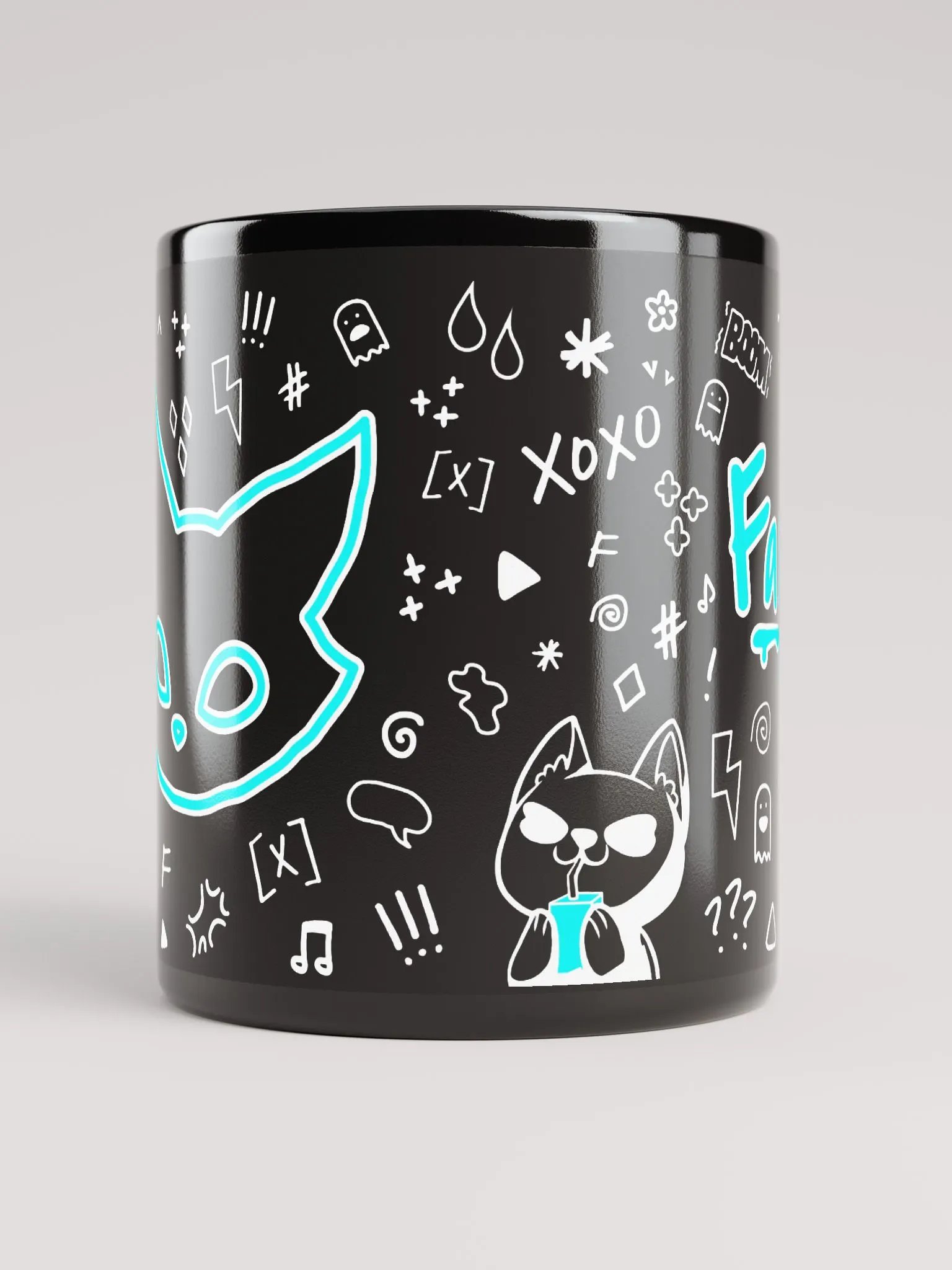 Fana Tasse Schwarz Blau product image (5)
