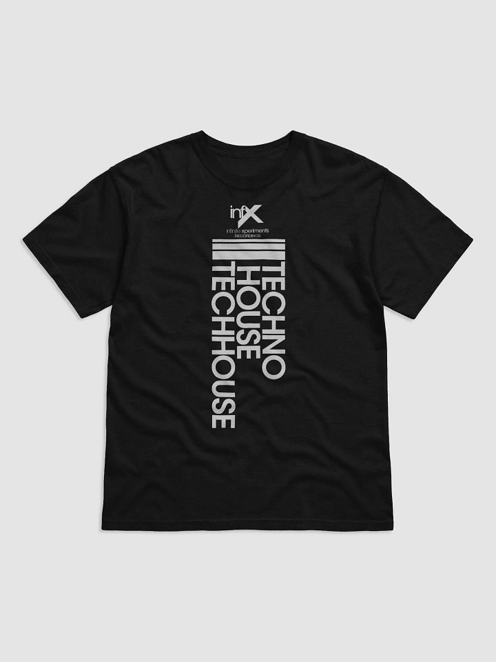 InfX Records Techno Black T-Shirt product image (1)
