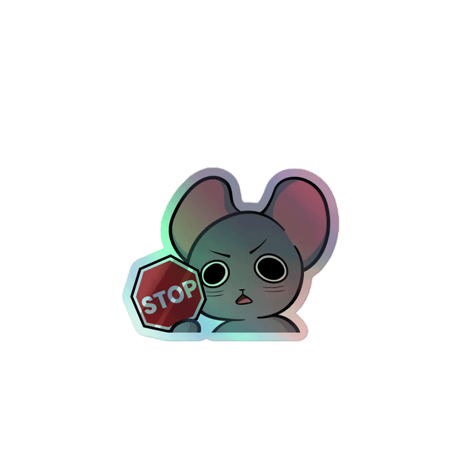 Stop! Holo Sticker product image (1)