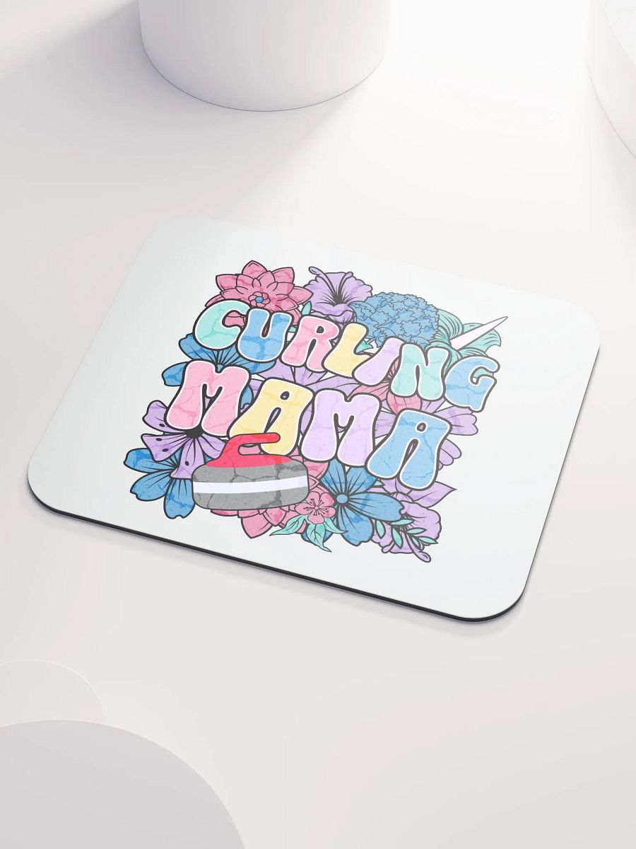 Curling Mama Floral Mouse Pad product image (3)