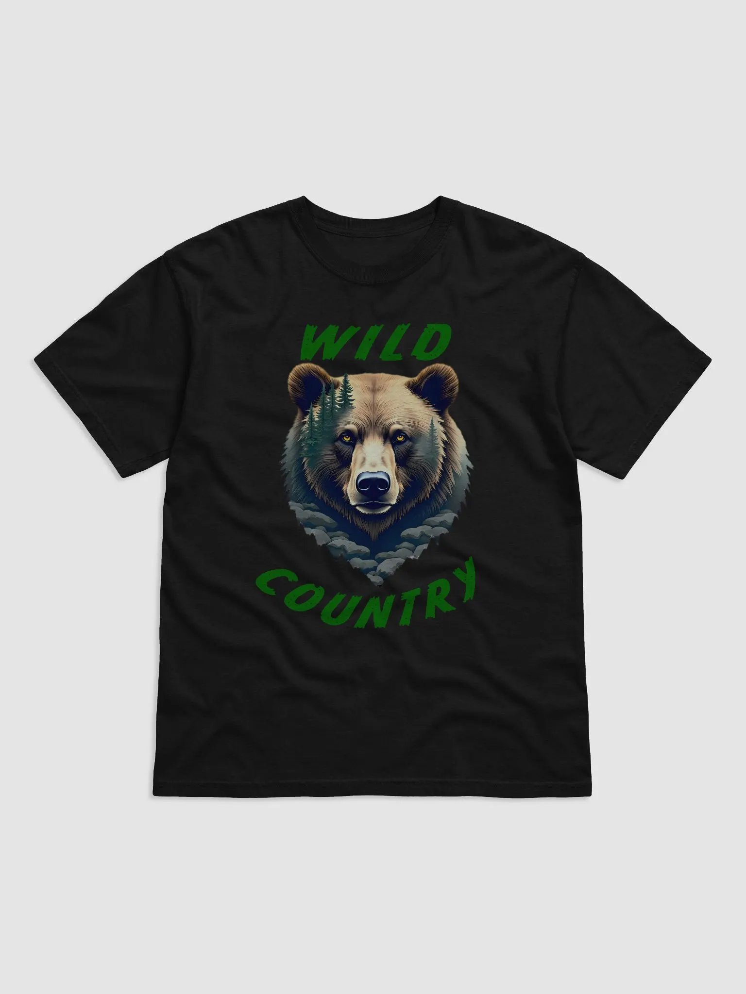 Majestic Bear in Wild Country - Garment-Dyed Heavyweight T-Shirt product image (2)