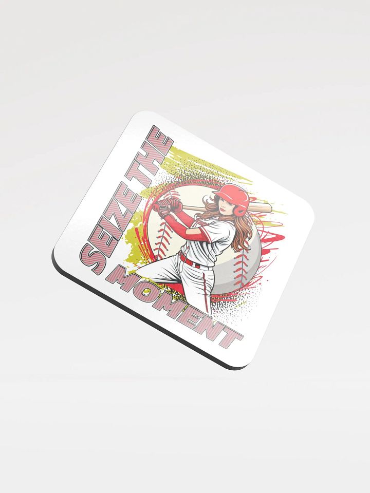 Seize the Moment Baseball Female Coaster product image (1)