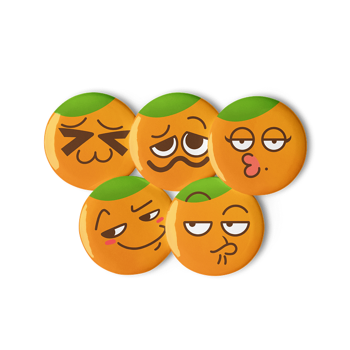 Orange assorted faces VOL 4 product image (3)