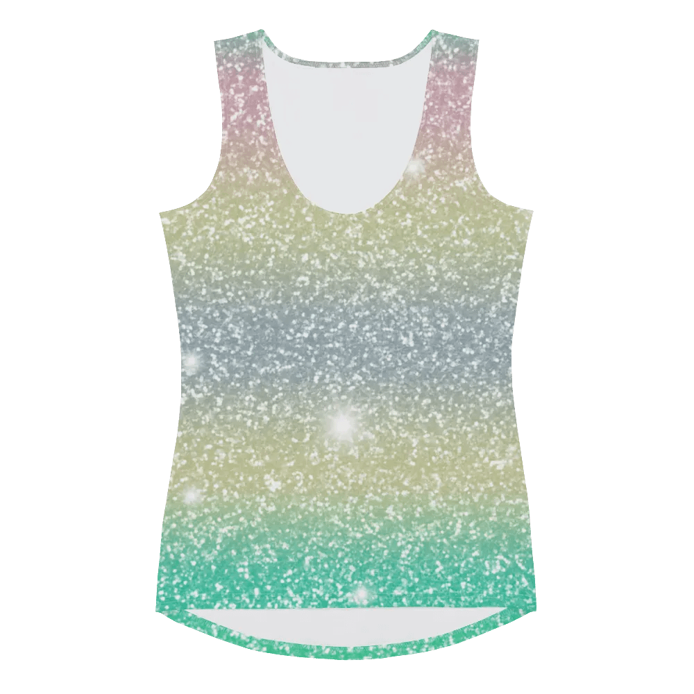 Glitter Unicorn Texture Design Tank Top (1) product image (3)