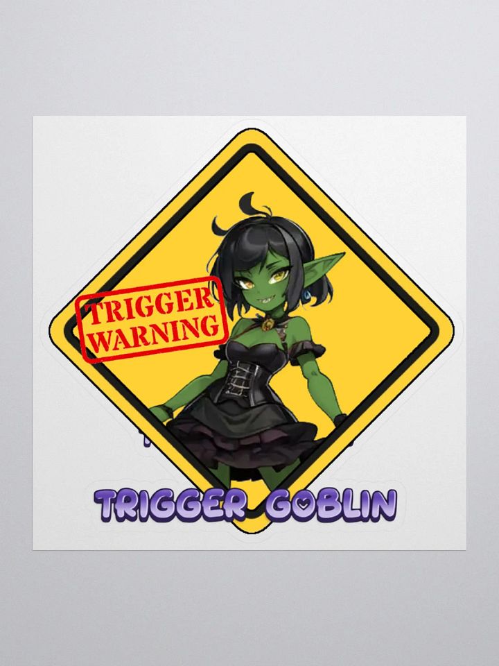 Warning: Trigger Goblin Sticker Set product image (1)