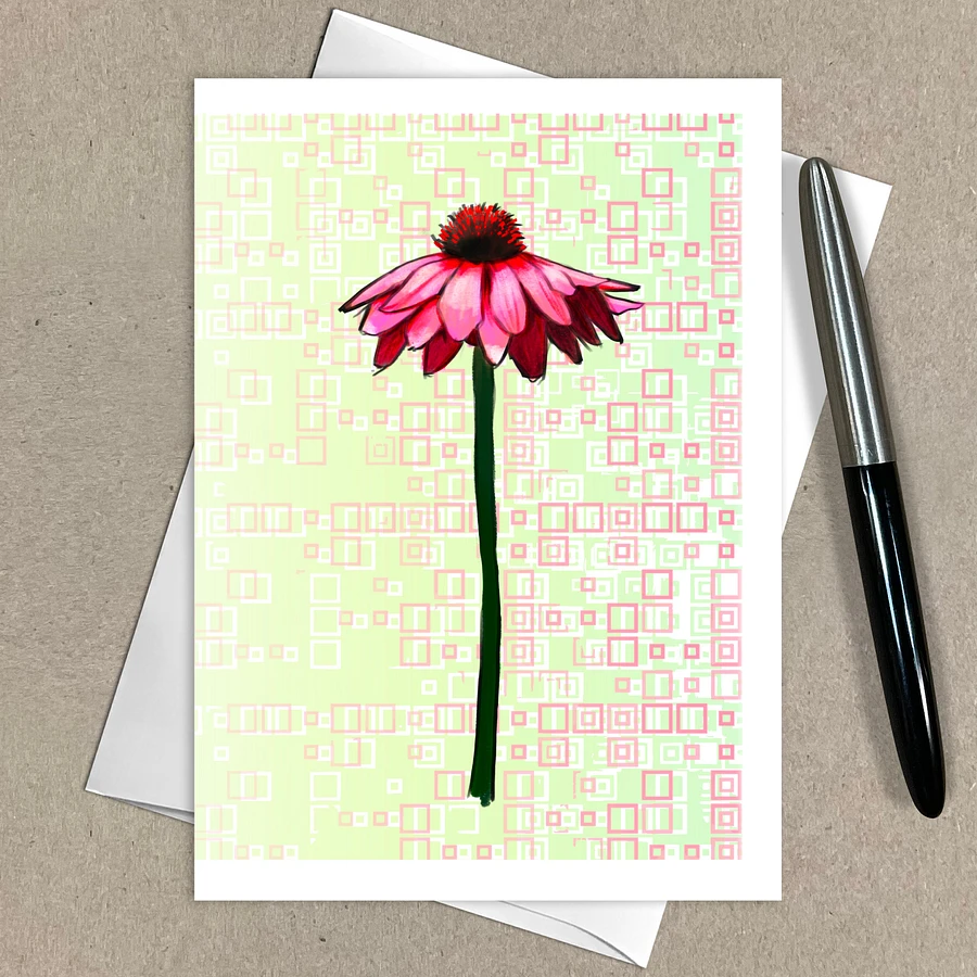 Cherry Daisy Greeting Cards, Lime, Assorted All Occasion Note Cards, 5x7 inch, Blank Inside, with Envelopes product image (7)