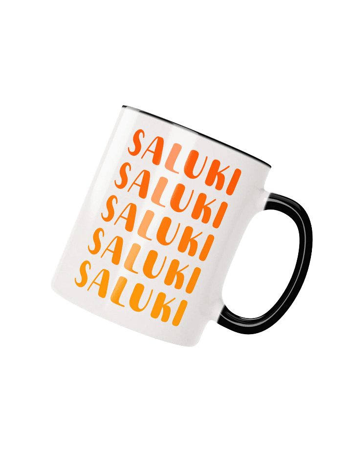 Saluki Orange Trendy Ombre Mug For Saluki Lovers product image (1)