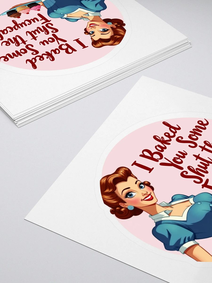 Shut the Fucupcakes Retro Pin-Up Art Print product image (4)
