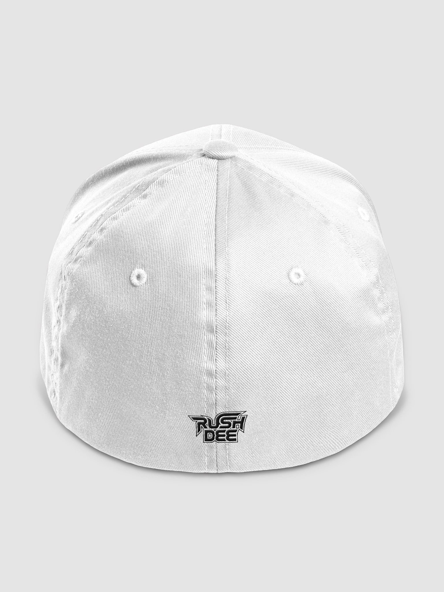 Rush Dee Logo Flexfit Cap white (stick) product image (4)