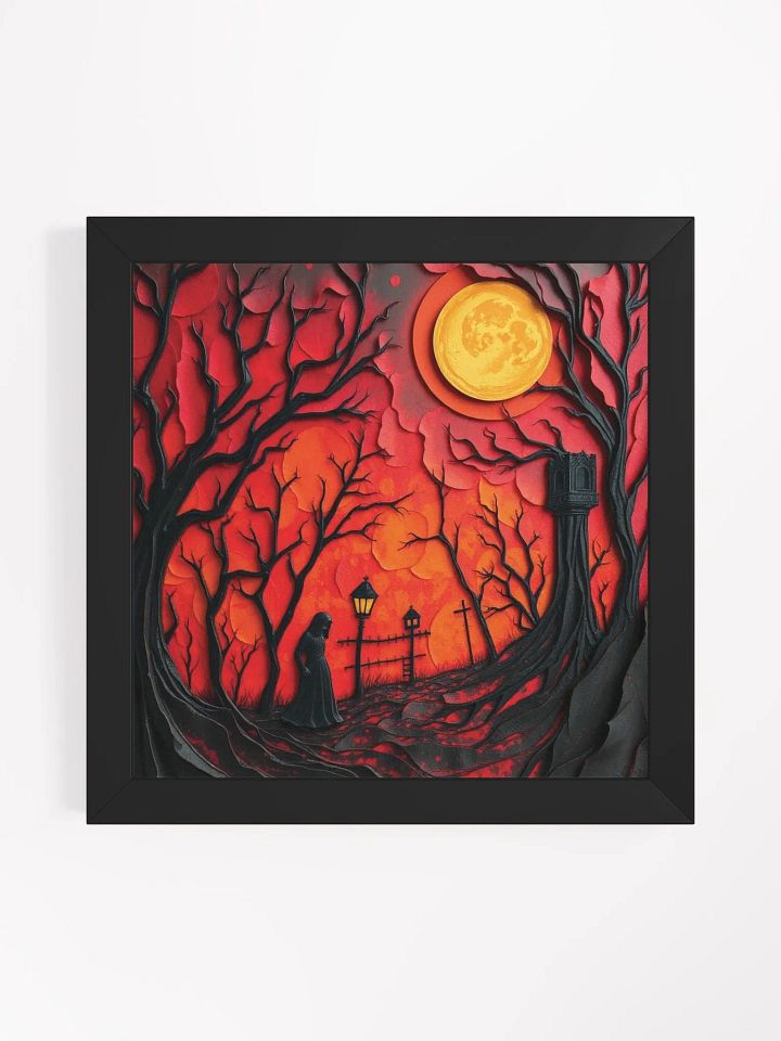 Lone Walk Framed Print product image (13)