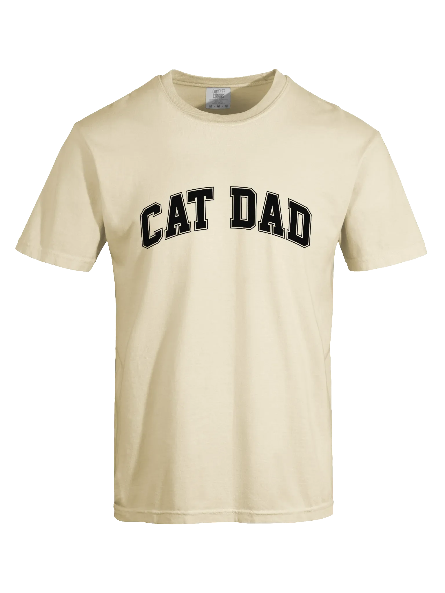 Cat Dad T-Shirt - Relaxed Fit Heavyweight Unisex Cotton T-Shirt product image (7)