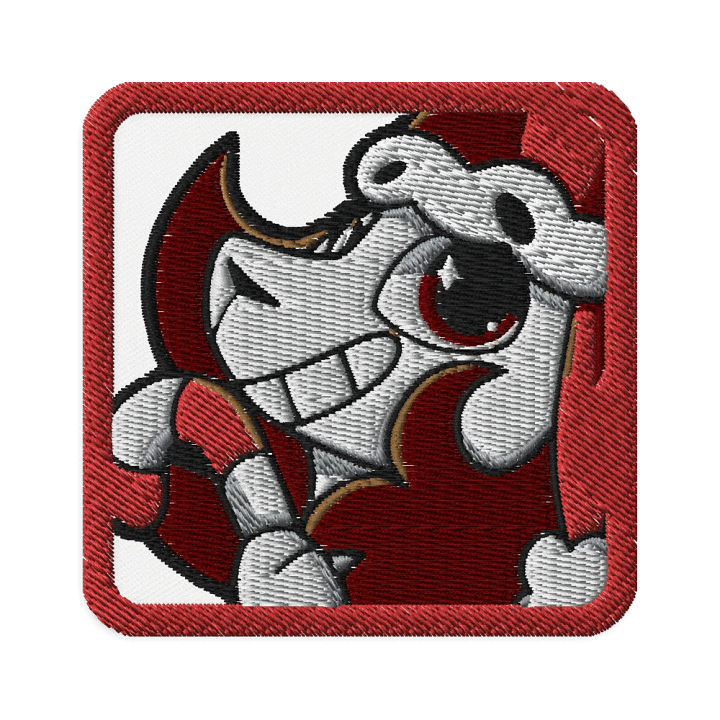 MA Candy-Cane Lion Embroidered Patch product image (1)