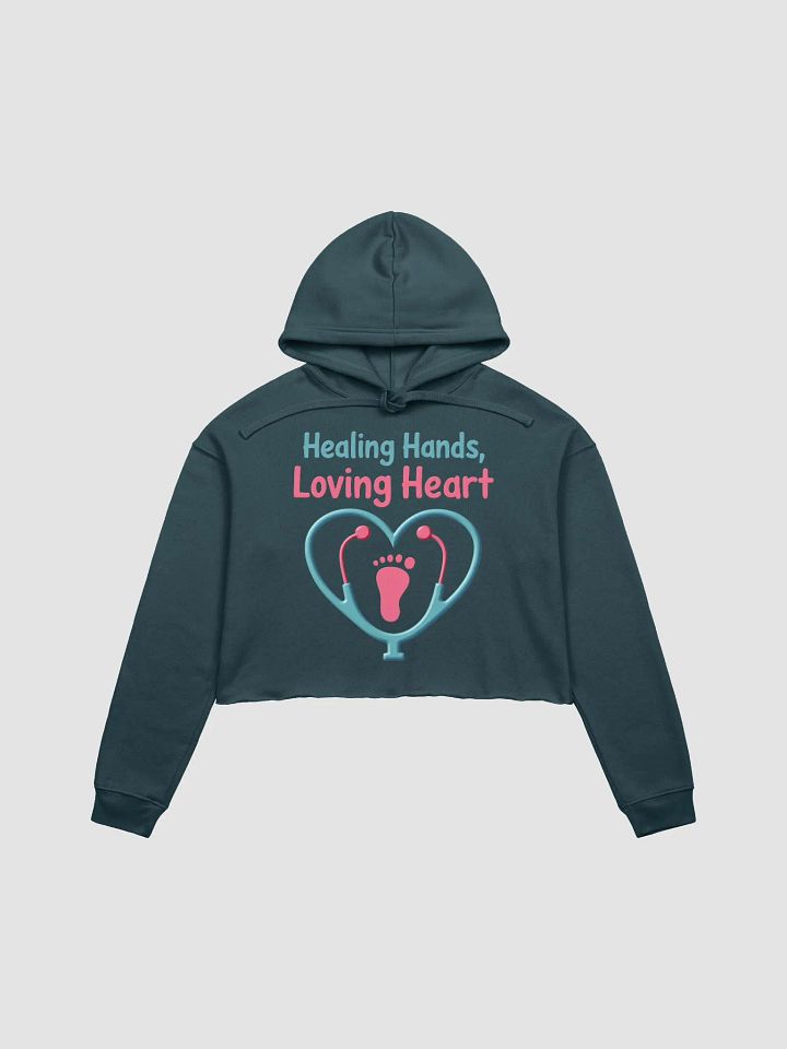 Healing Heart Fleece Crop Hoodie product image (9)