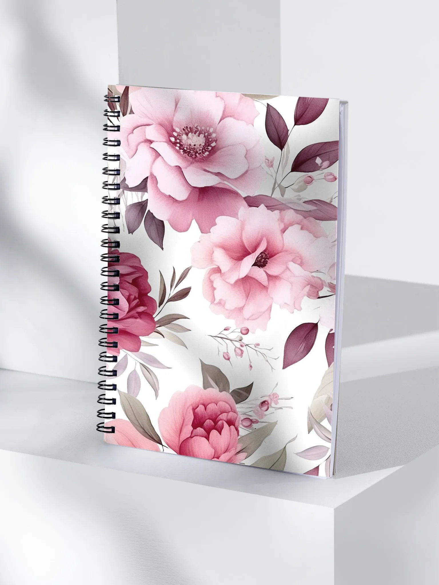 Ethereal Blooms: Spiral Notebook product image (4)