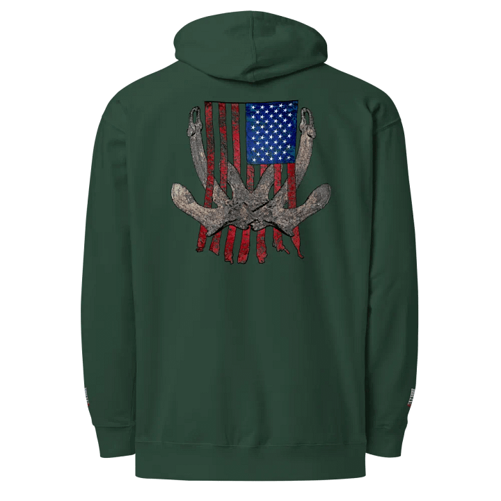 Twin Anchor & CE Flage Embroidered - Twin Anchor Front & sleeves (embroidered)Hoodies product image (1)