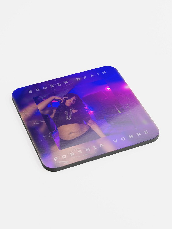 Broken Brain Glossed Coaster product image (2)