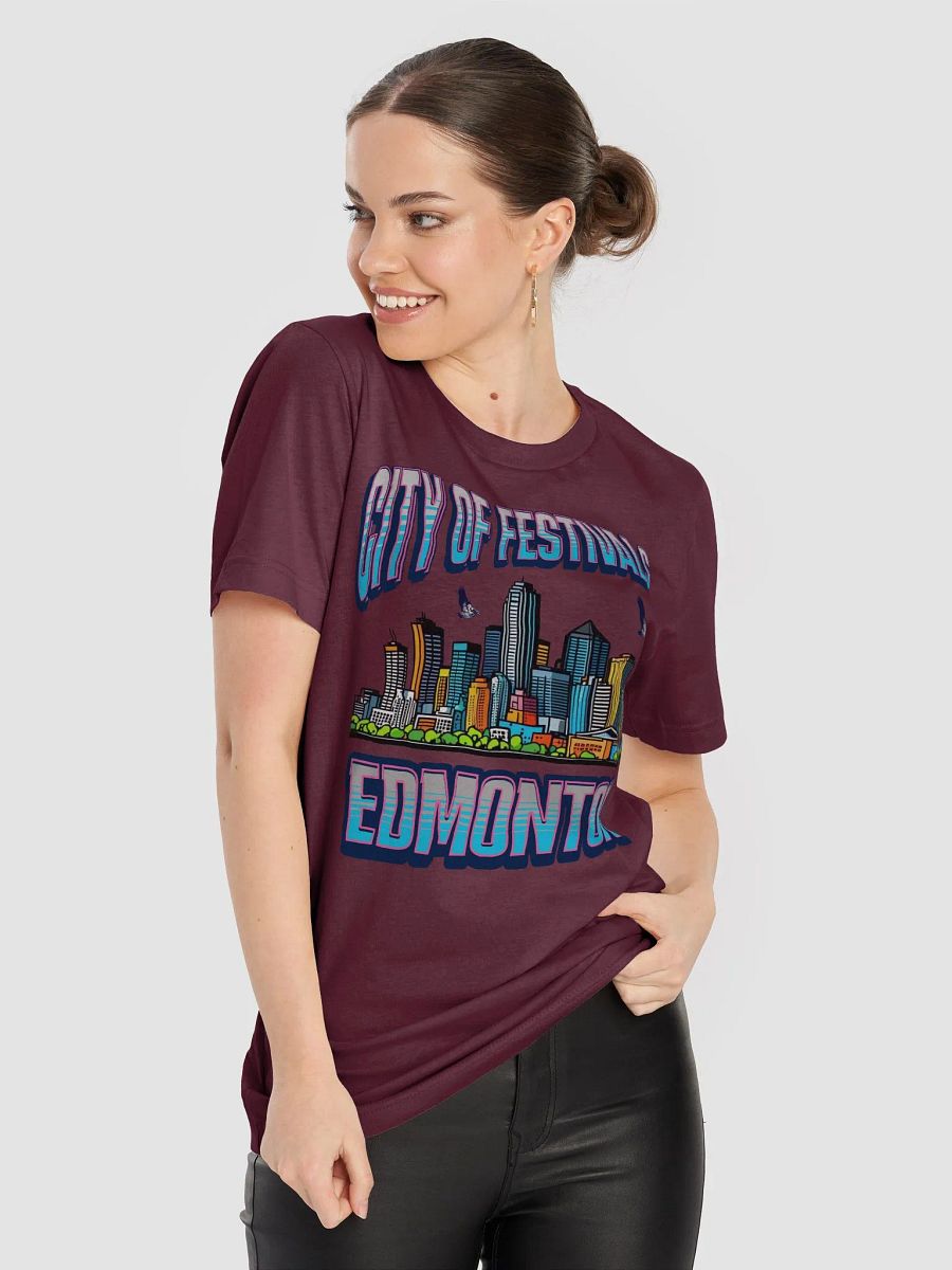 City of Festivals Edmonton Skyline T-Shirt product image (5)