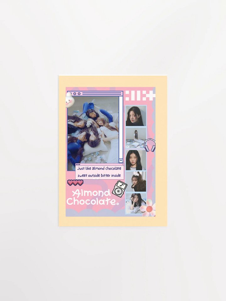 Sweet Almond Chocolate Collage Poster product image (3)