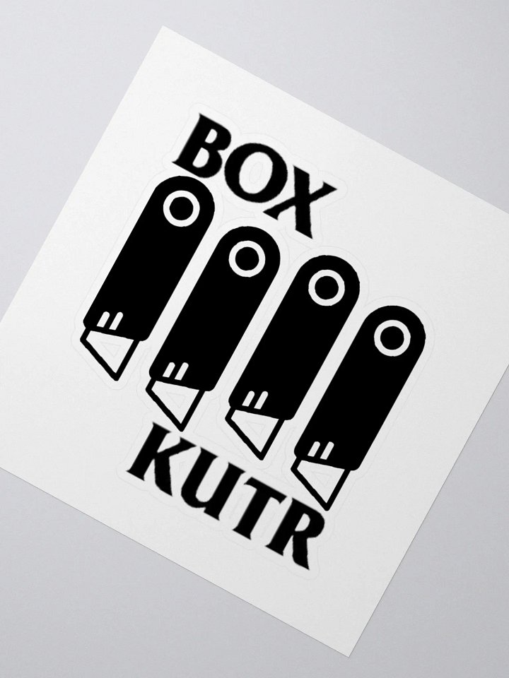 BOX KUTR STICKER product image (2)