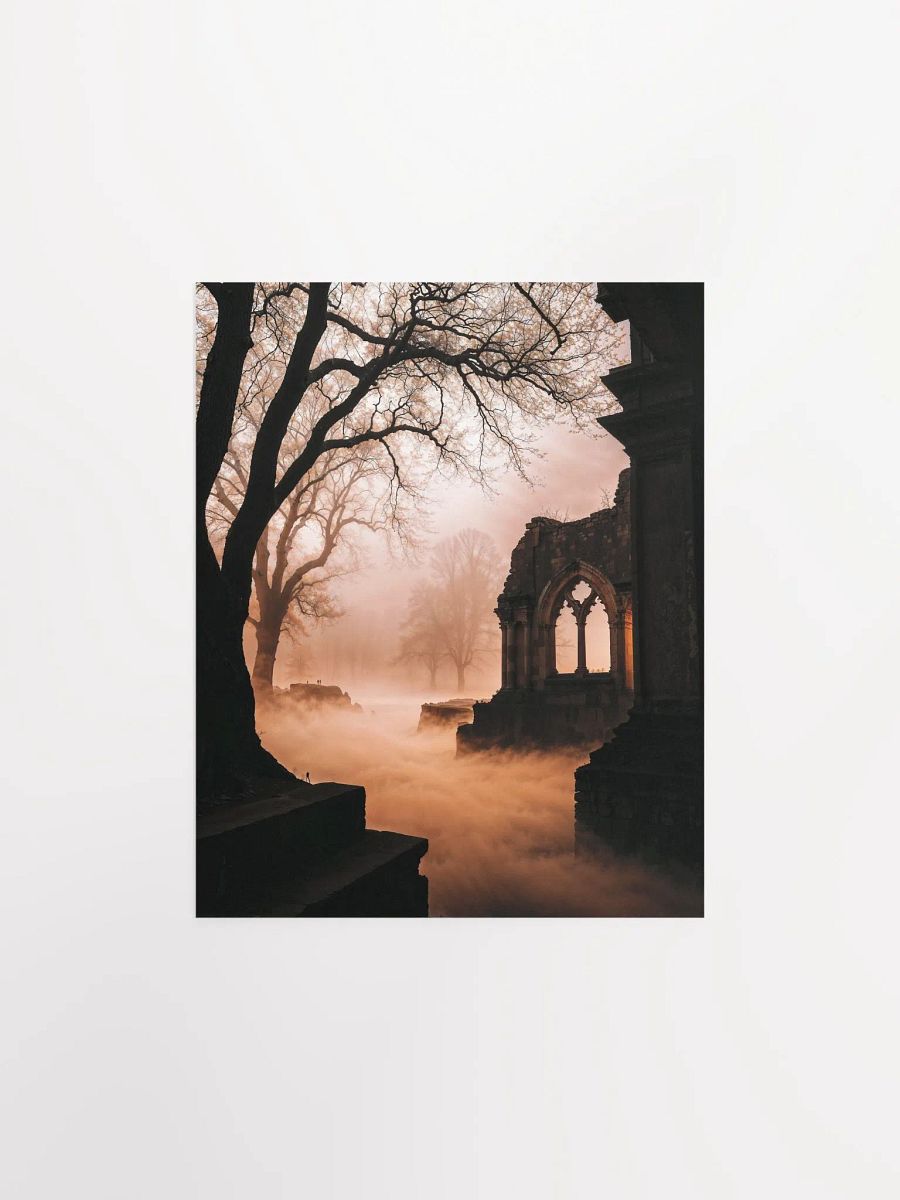 Misty Ruins Matte Poster product image (1)