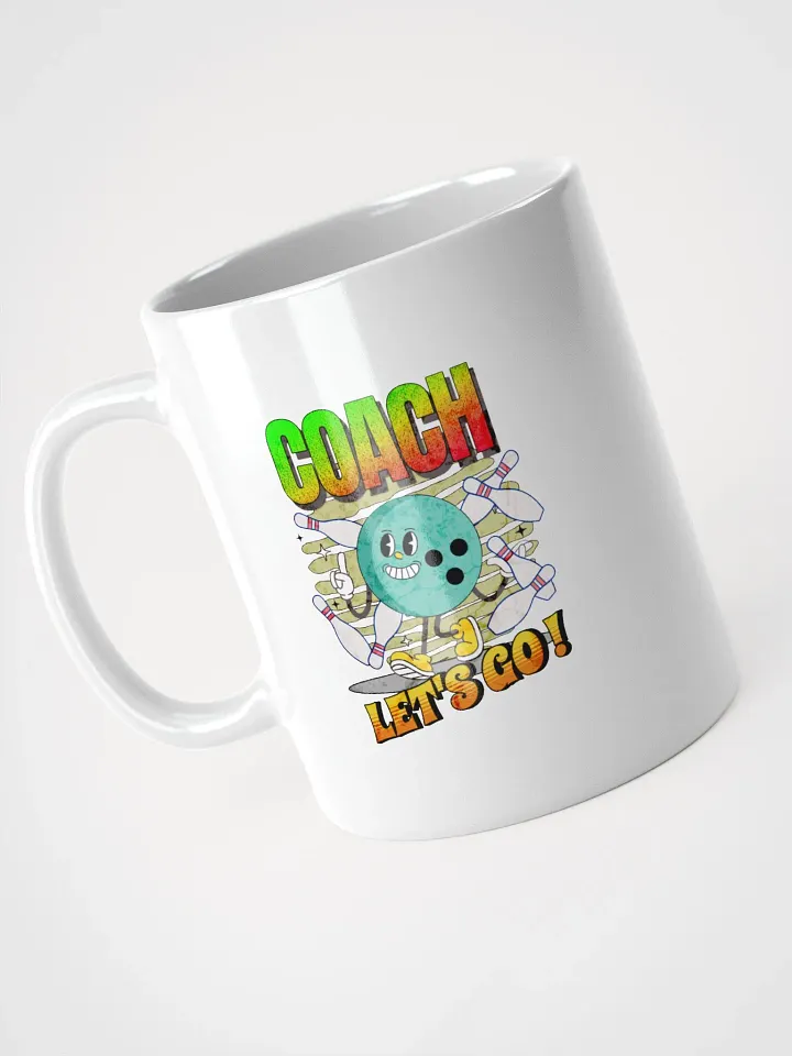 Retro Mascot Coach Bowling Ball Mug product image (2)