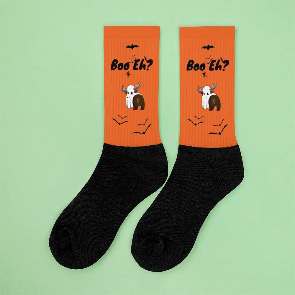 Spoopy Mountie Moose Socks! product image (5)