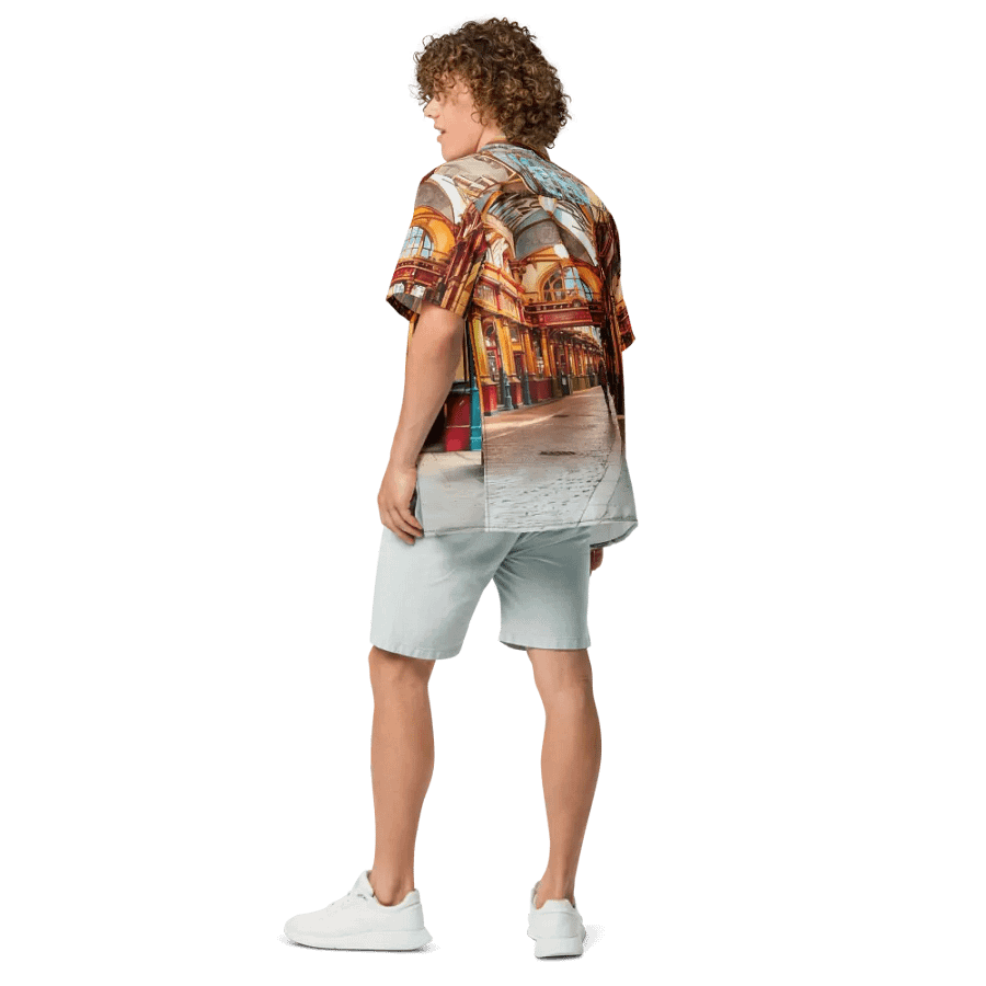 Leadenhall Market London All Over Print Hawaiian Shirt product image (3)